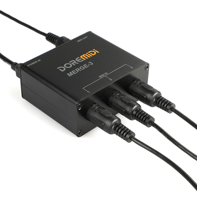 DOREMiDi MIDI Merge-3 MIDI Input 2 MIDI Output Support USB Power