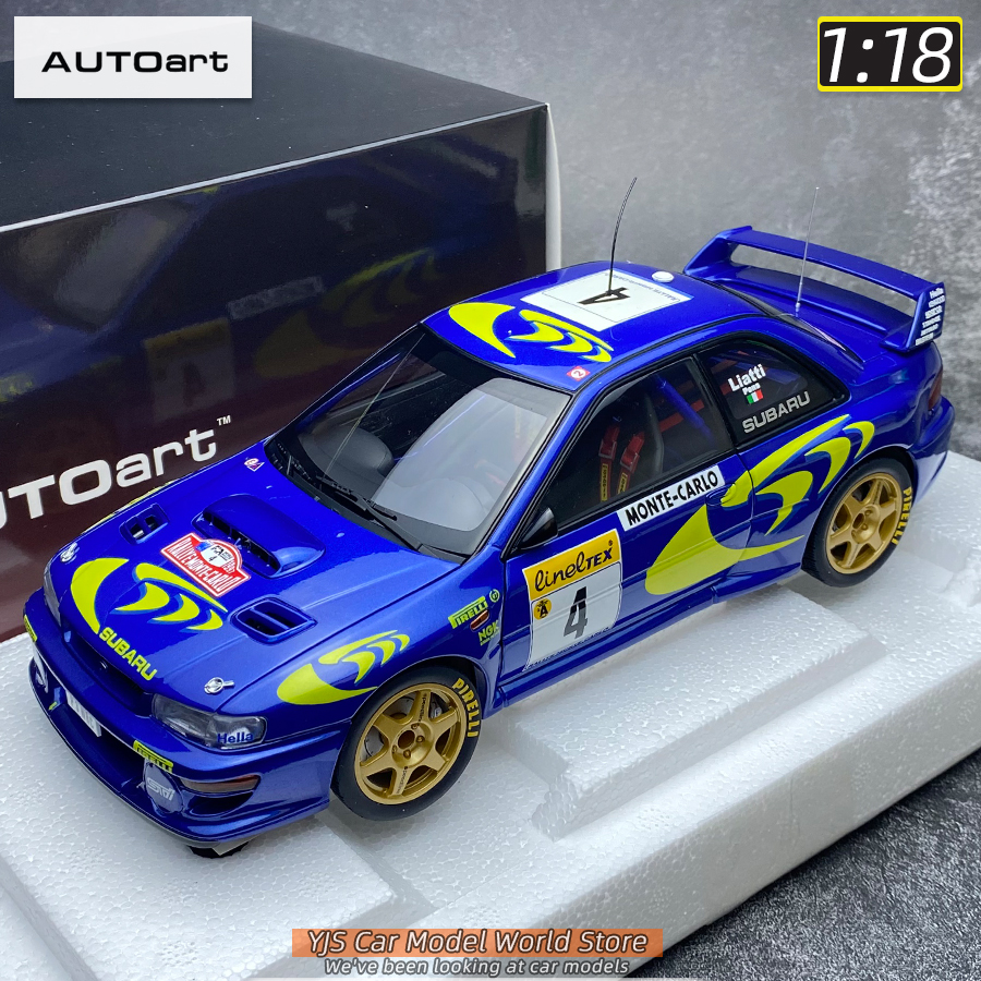 AUTOART 1/18 Subaru Impreza WRC Rally of Monte Carlo 1997 #4