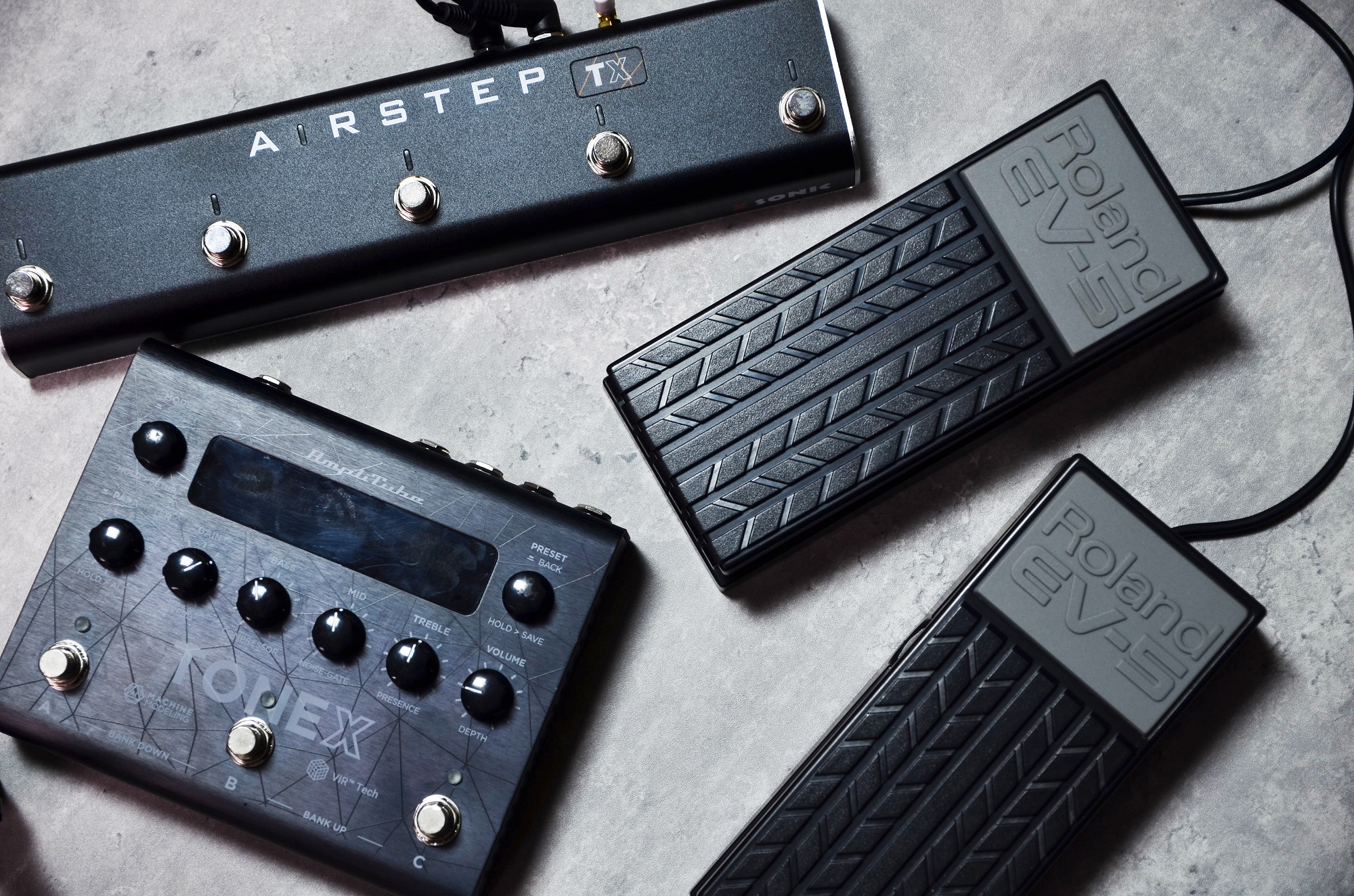 XSONIC AIRSTEP TX, TONEX ONE & PEDAL Footswitch, 2 Control Modes