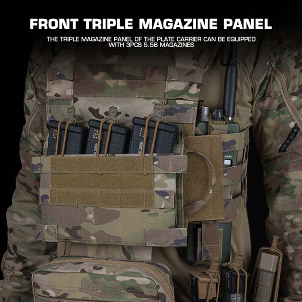 アサルトタクティカルプレートキャリアセット、アウトドアベスト、r