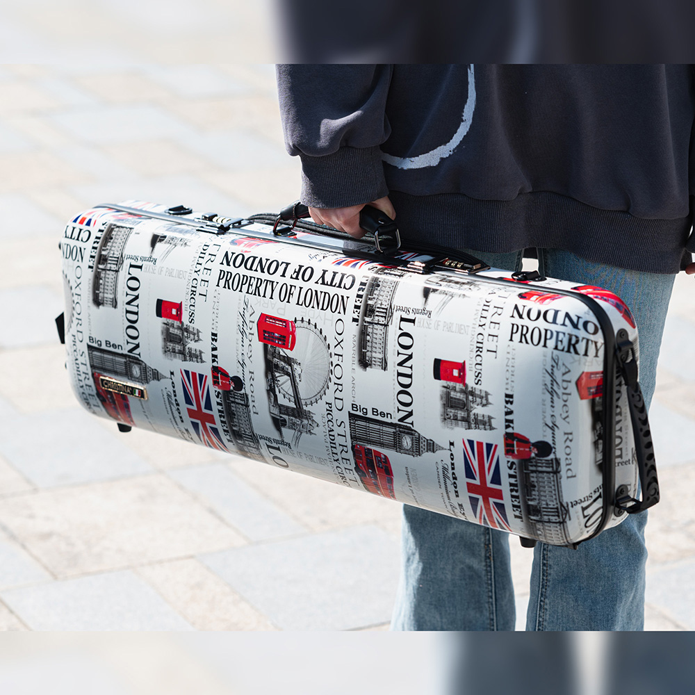 CHRISTINA バイオリンケース 4/4 サイズ マルチカラー 長方形