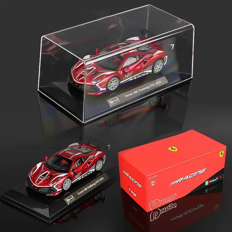 Bburago 1:43 Set Collection Ferrari 488 CHALLENGE EVO 2020 Alloy