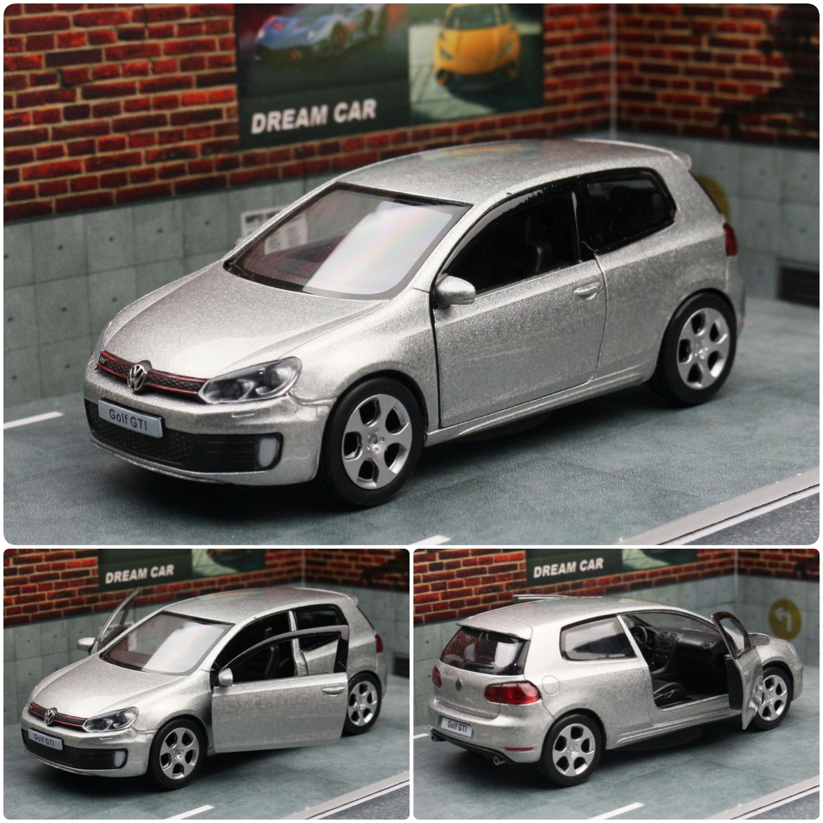 1/36 フォルクスワーゲン ゴルフ GTI RMZ シティおもちゃの車ダイ