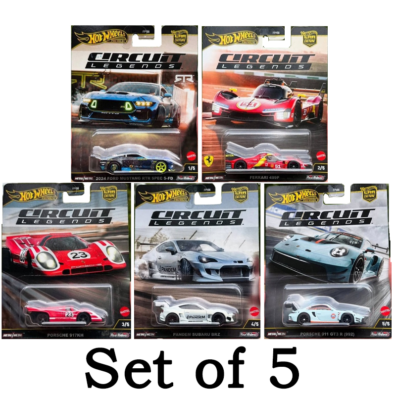 New 2025 Hot Wheels Premium Car Culture Circuit Legends Series