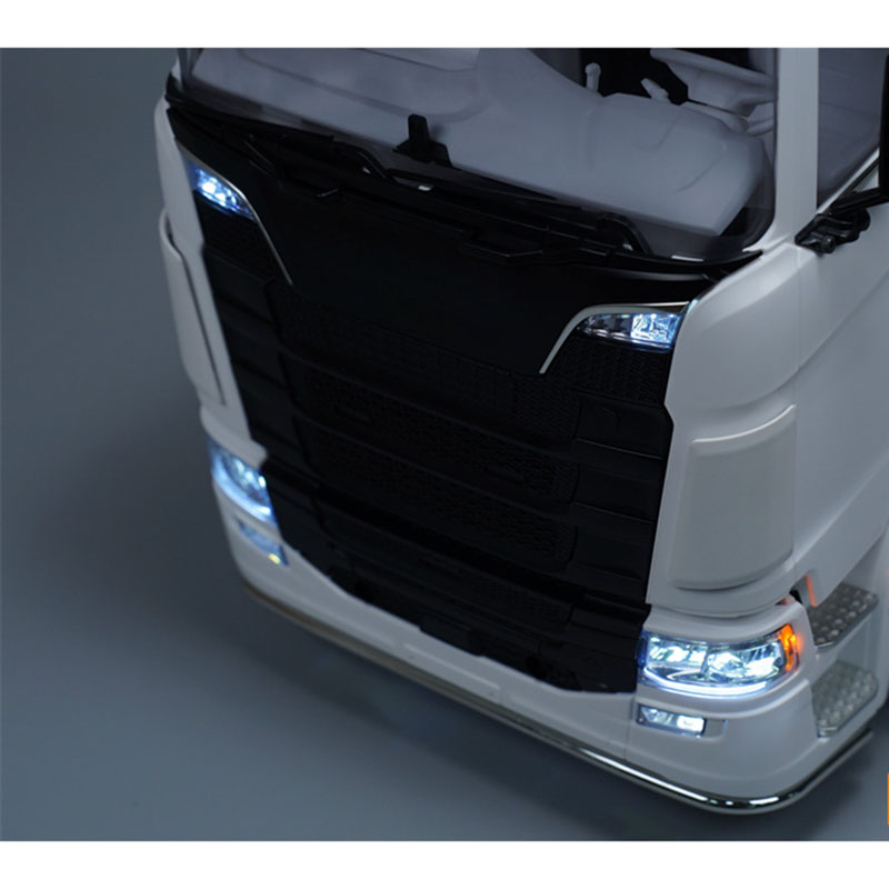 2 個 LED フロントスポットライトランプ 1/14 タミヤ RC ダンプ