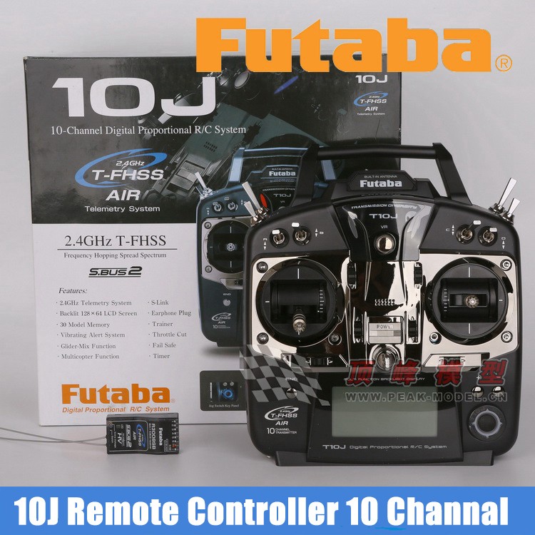 Futaba T10J 10J with R3008SB Receive 10 Channel 2.4GHz Radio