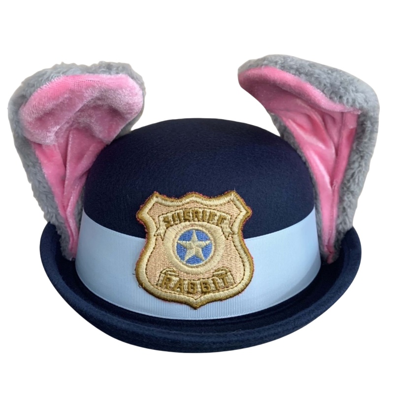 Judy Hat Rabbit Bowler Hat Zootopia Police Officer Judy Hat