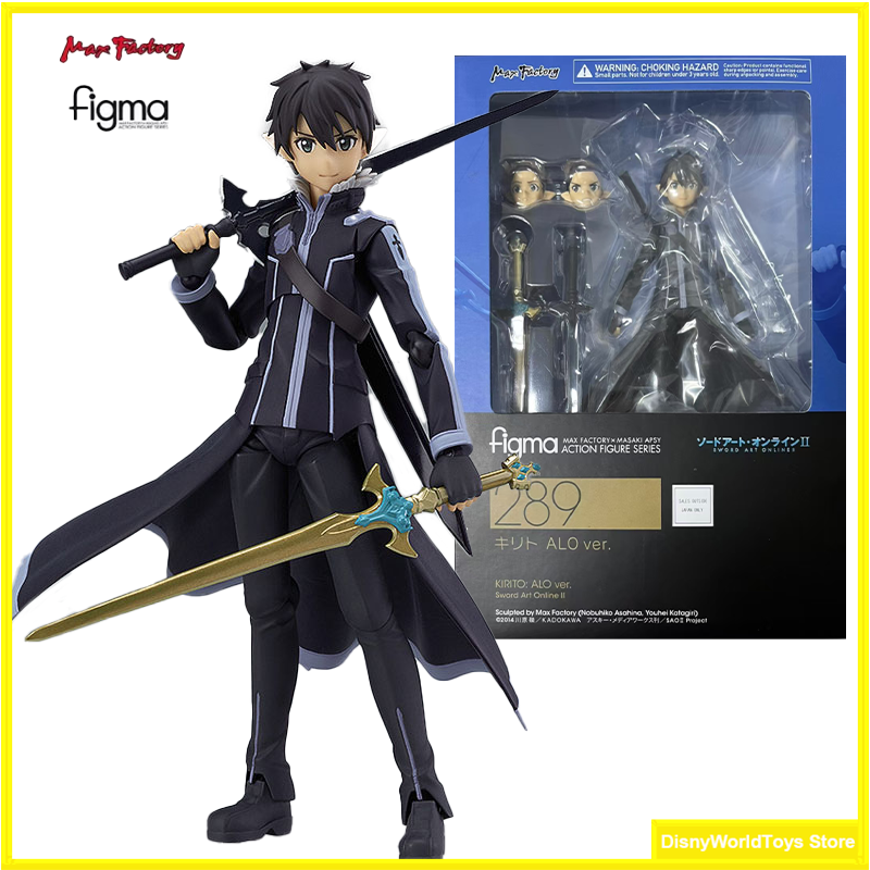 100% Original Figma 289 Sword Art Online II Kirito ALO ver In