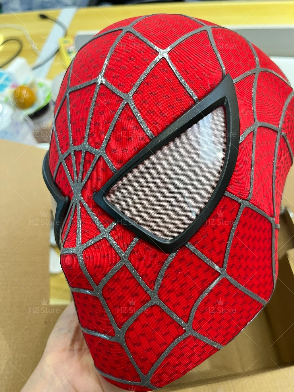 サム・レイミ風スパイダーマンマスク 3Dプリント可能 フェイスシェル