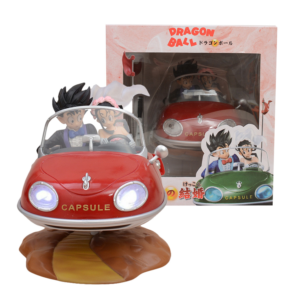 18 センチメートルアニメドラゴンボール孫悟空チチ結婚フィギュア車の
