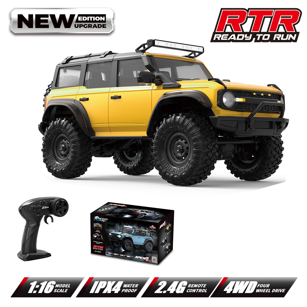 1:16 Scale Ford Bronco RC Rock Crawler Monster Truck 4WD High