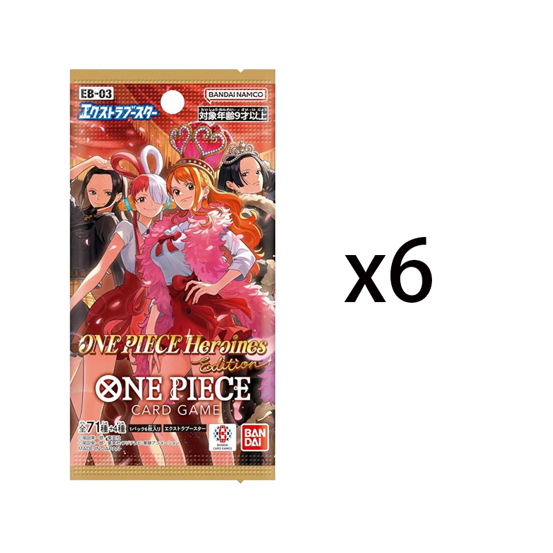 New Bandai One Piece Card Game EB03 Extra Booster Heroines Edition