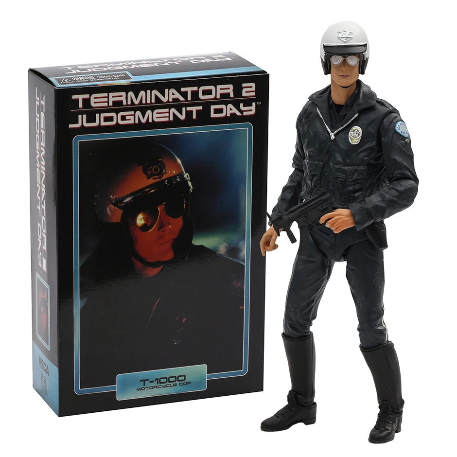 NECA Terminator 2 Judgment Day T-800 T-1000 PVC Action Figure