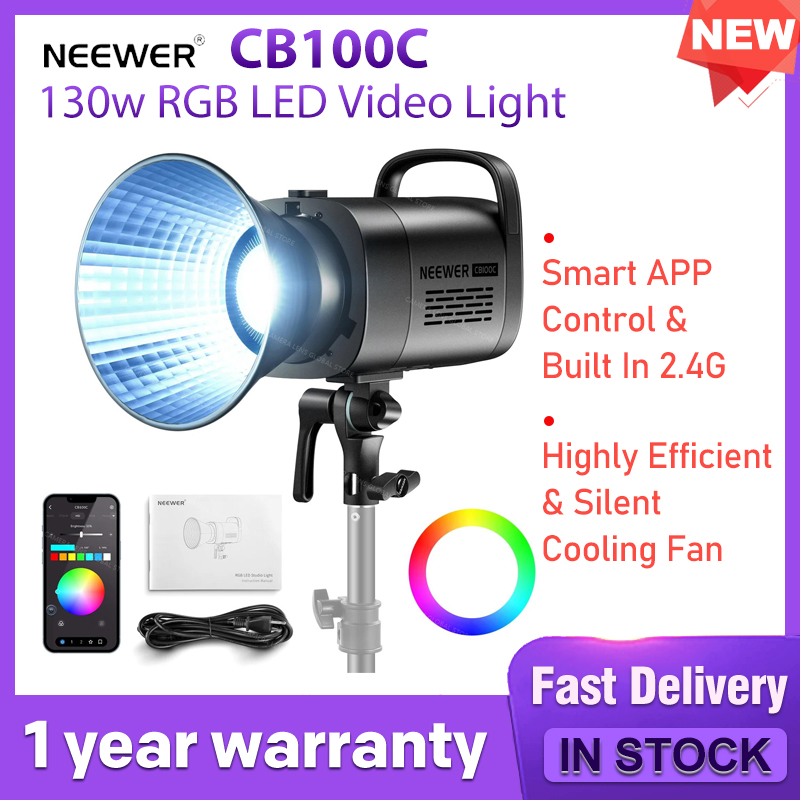 NEEWER CB100C 130w RGB LED Video Light|Smart APP Control & Built