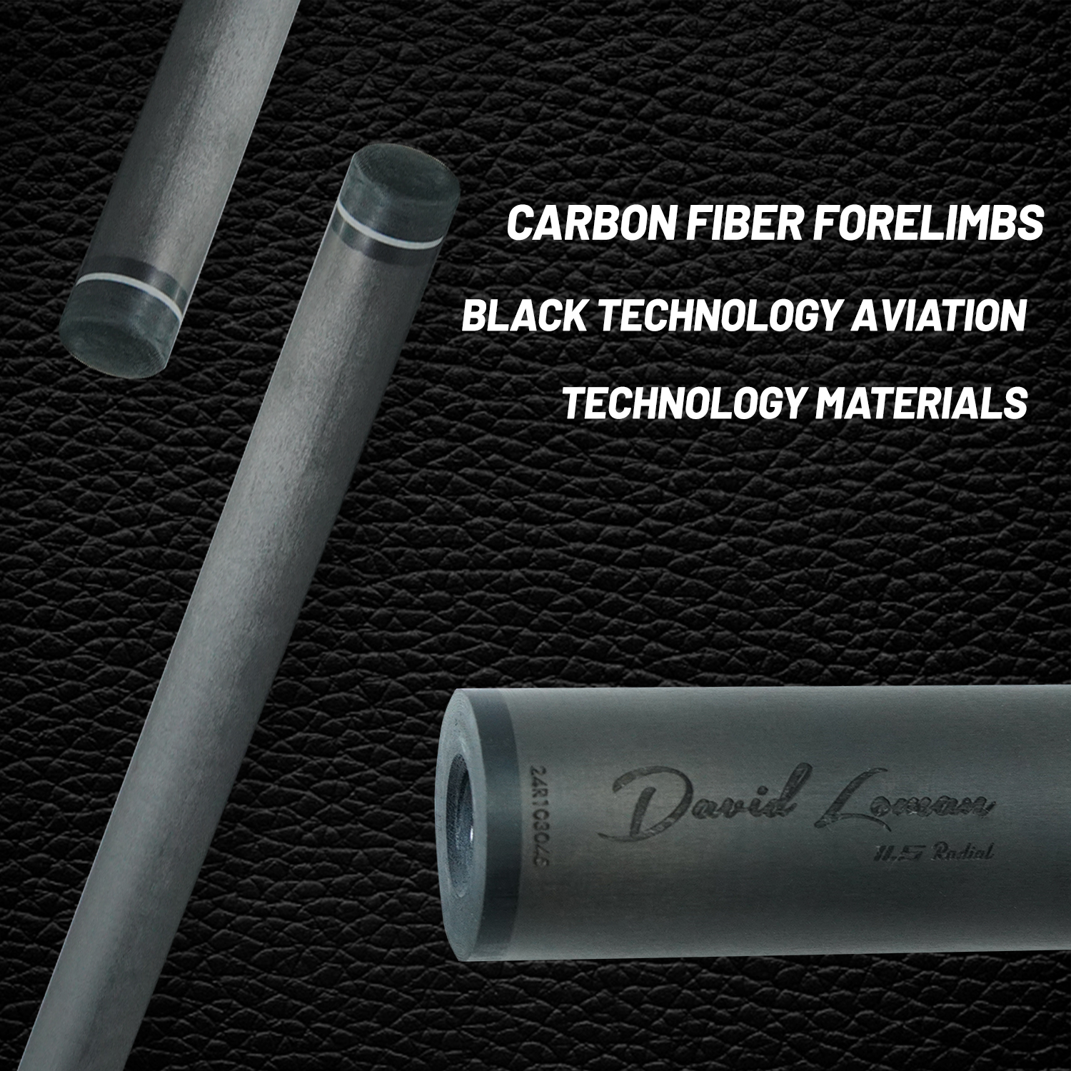 デビッド・ロマン初代バージョンプレイ/ヒットキューシャフトカーボン