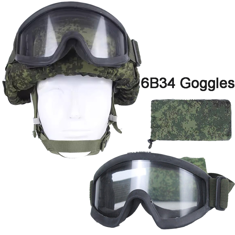 Original Russian 6B34 Goggles Tactical Combat Protective Goggles