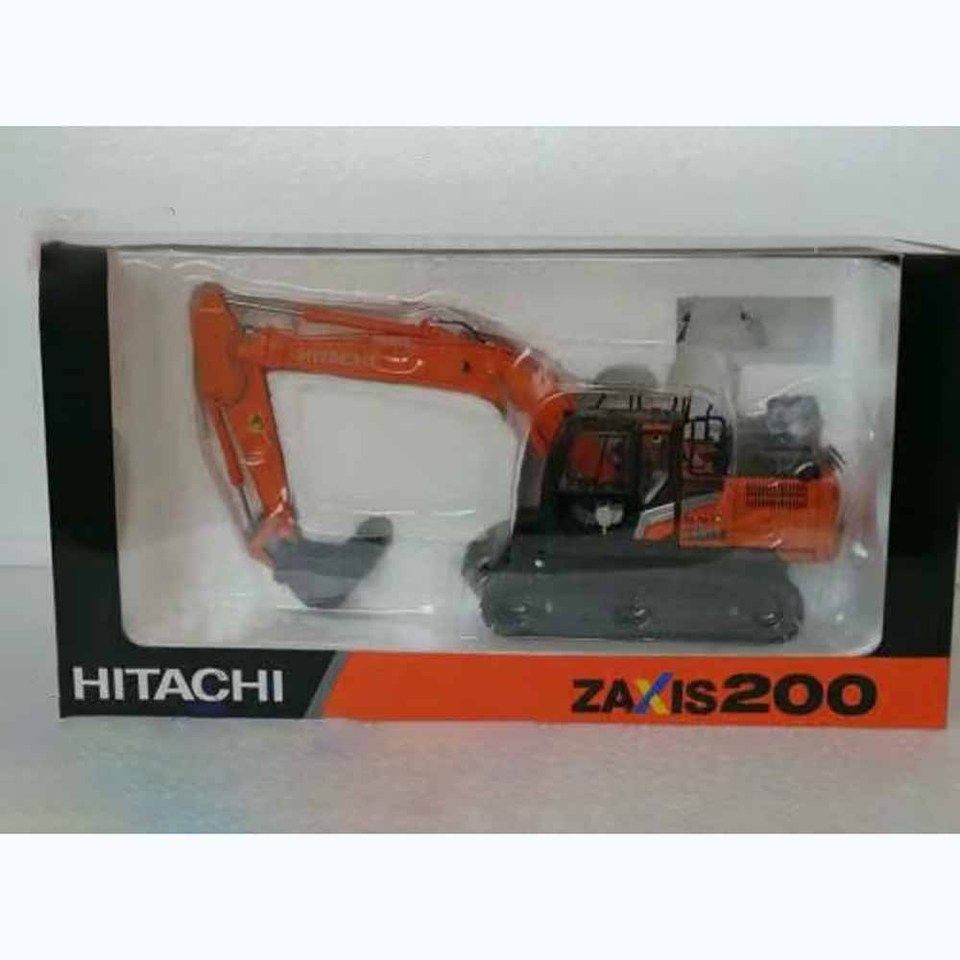 HITACHI ZX200-7 Excavator Engineering Vehicle Model Static Metal