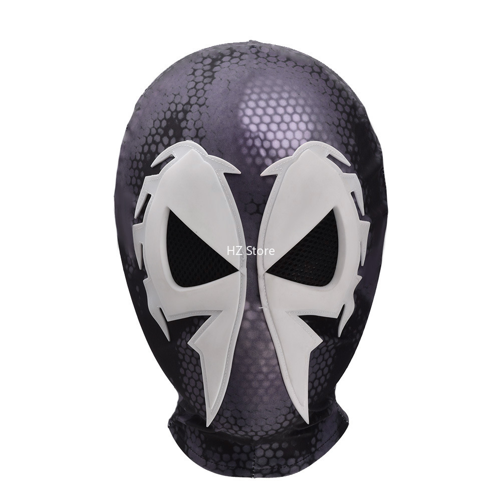 Hello】ブラックスパイダーマンマスクのみ Helloブラック