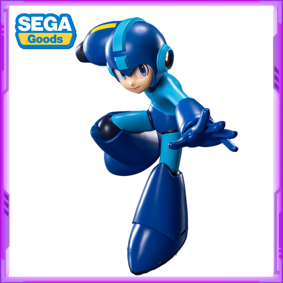 In Stock Original SEGA Luminasta Rockman Mega Man PVC Anime