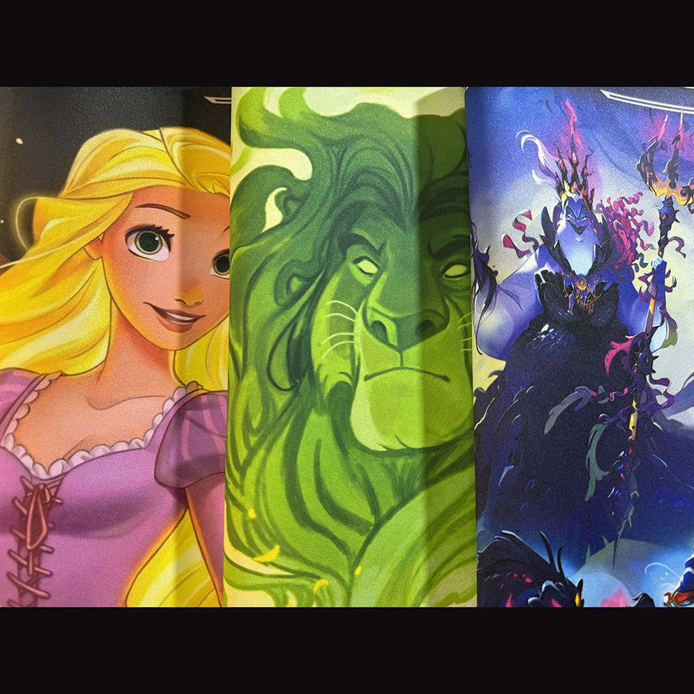 Lorcana-tcgゲームプレイマット、スティッチロックスター、エルザ精神