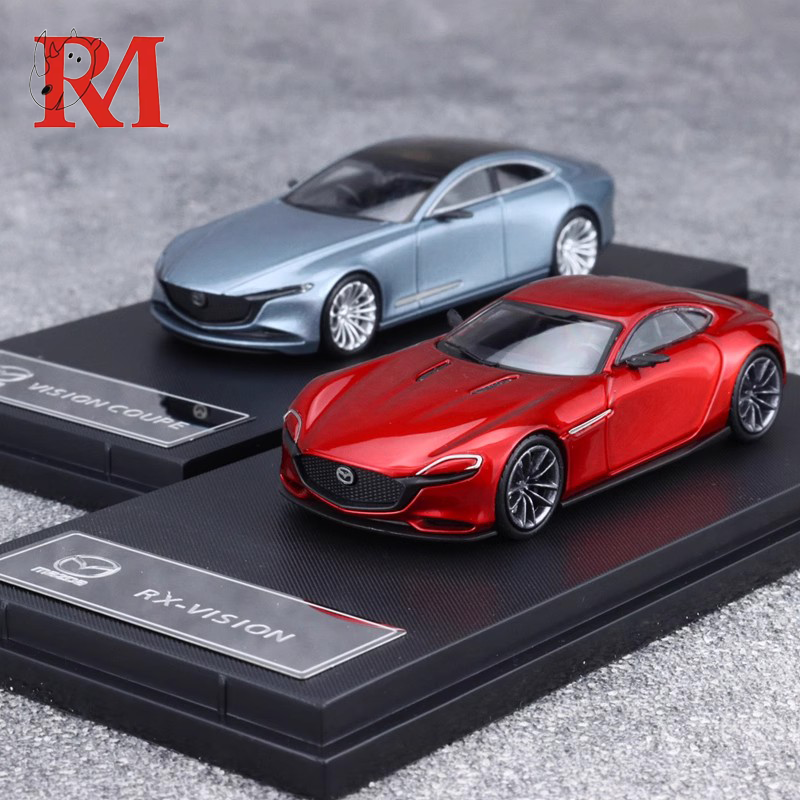New In Stock Rm 1:64 Concept Car Mazda Rx-Vision Coupe Simulation