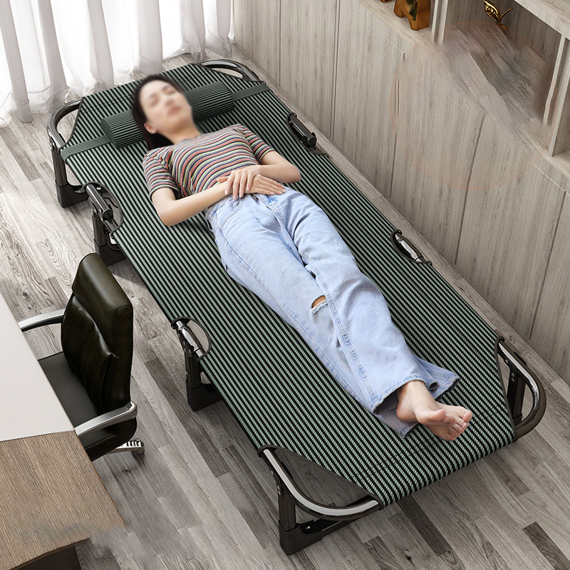 Outdoor Folding Single Bed, Multi Functional Small Bed, Lunch