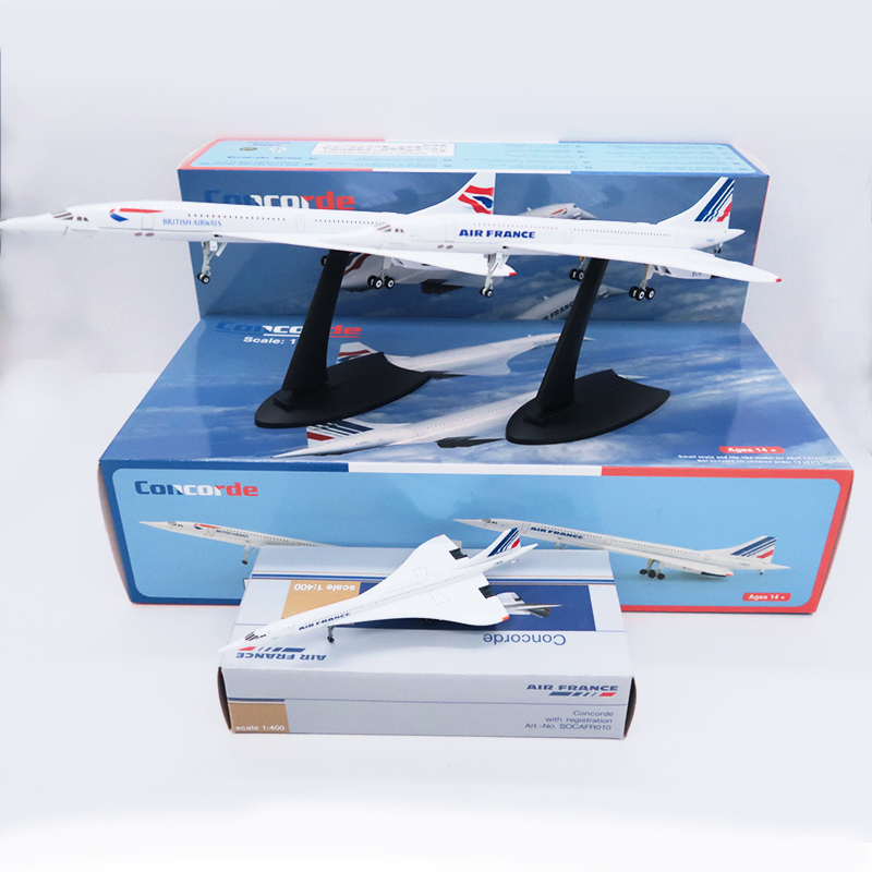 1:200 Concorde Plane Model Air France Supersonic Passenger