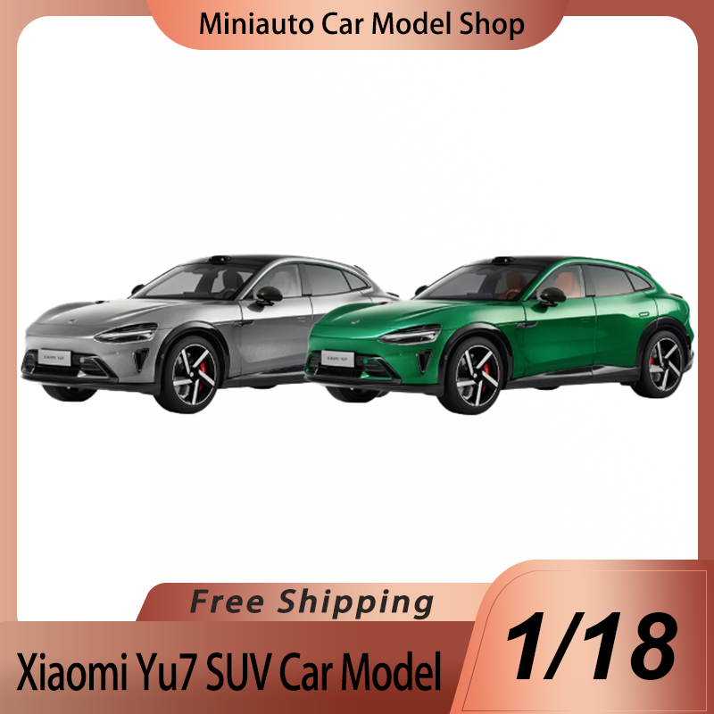 New In Stock Original Factory 1:18 Xiaomi Yu7 Alloy Miniature