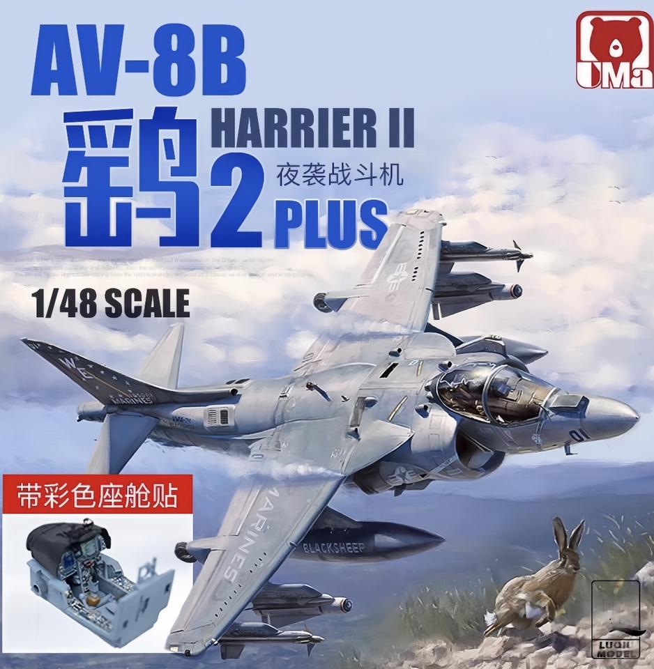 三連休特価！】UM aモデル1/48 AV-8B ハリアーII PLUS 三連休特価