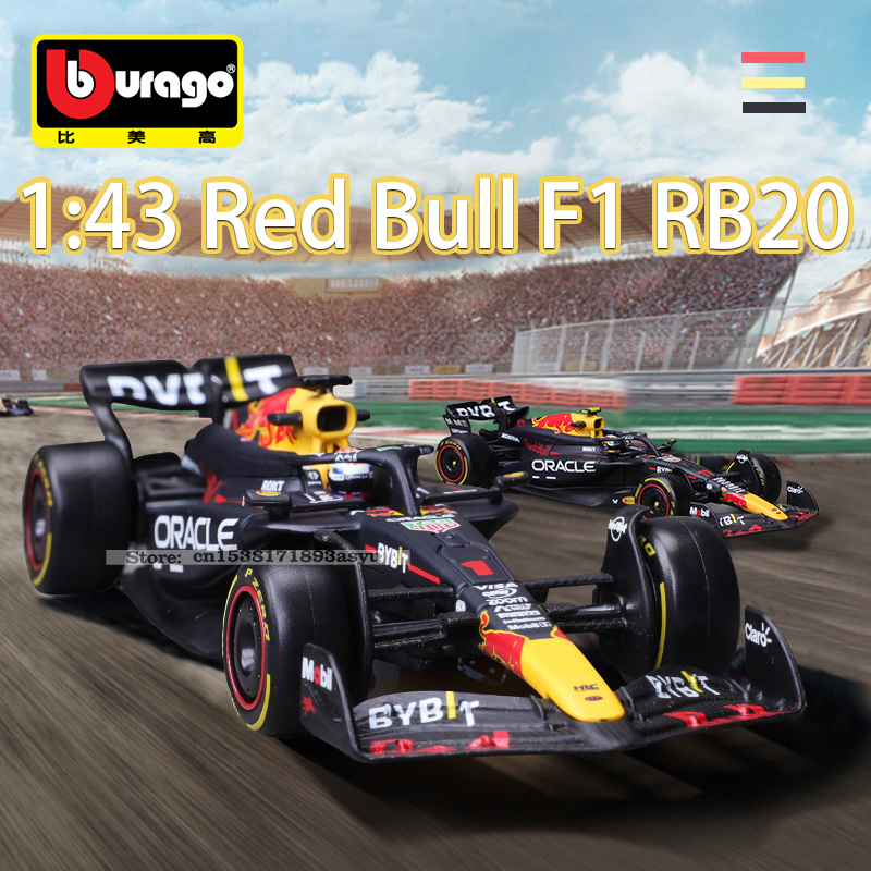 Bburago 1:43 2024 F1 Red Bull Racing RB20 1# Verstappen 11# Perez