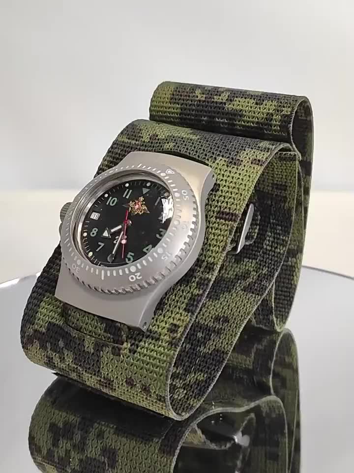 Russian Orginal 6e4-1/2 Leather Strap Watch Special Forces Tactica