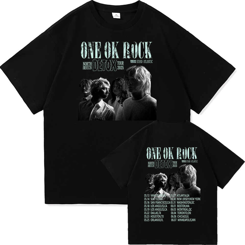 One Ok Rock DETOX Tour 2025 TShirt Fashion Men/women Clothing