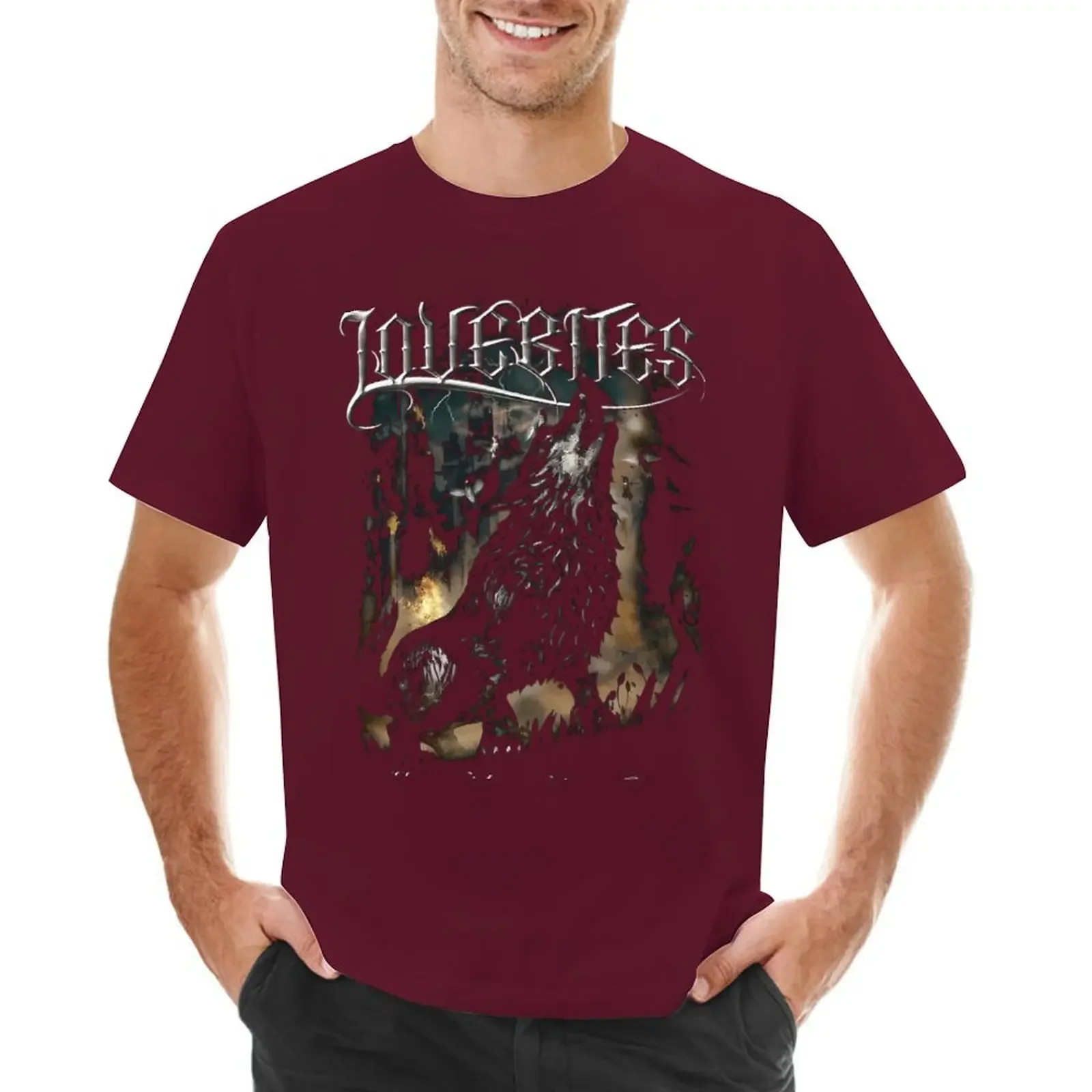 LOVEBITES BAND T-shirt Short sleeve tee anime mens graphic t