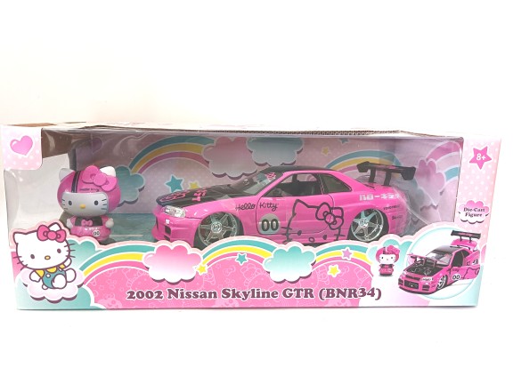 ハローキティカーモデルおもちゃ,アニメフィギュア,サンリオkt猫