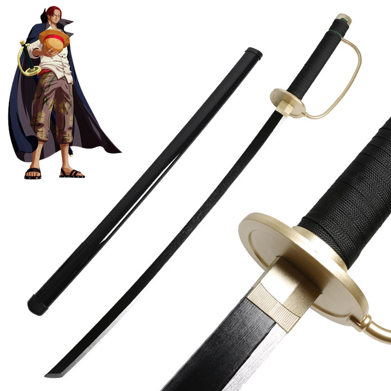 104cm コスプレ ロジャー カタナ 木製 レプリカ アニメ刀 赤髪の