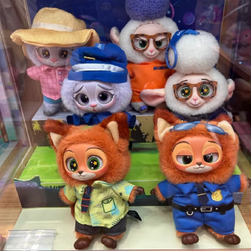 Zootopia Series Vinyl Plush Blind Box Doll Judith Nick Wilde