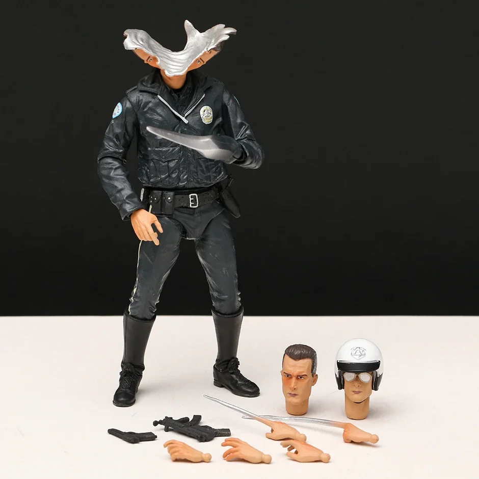 NECA Terminator 2 Judgement Day Ultimate T1000 Motorcycle Cop