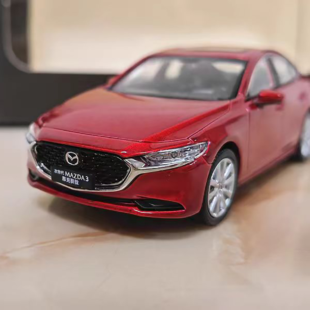 Original Die-cast 1:43 Scale 2021 Mazda 3 Axela Simulation Alloy