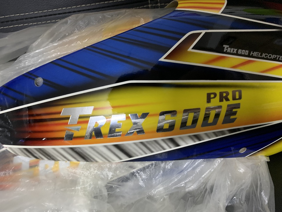 ALIGN T-REX 600 600E PRO Fiber Glass Canopy Dominator Painted