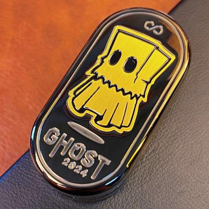 ゴースト音叉三層磁気プッシュカードスライダー EDC フィジェット