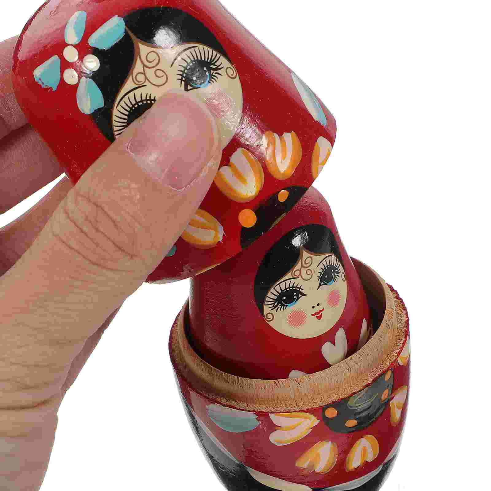 5 個 1 セットロシアの入れ子人形シックなマトリョーシカ木製