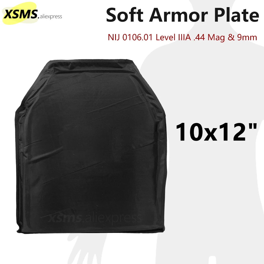 NIJ IIIA 3A Hard & Soft Armor Plates 10x12&11x14 Ballistic Vest