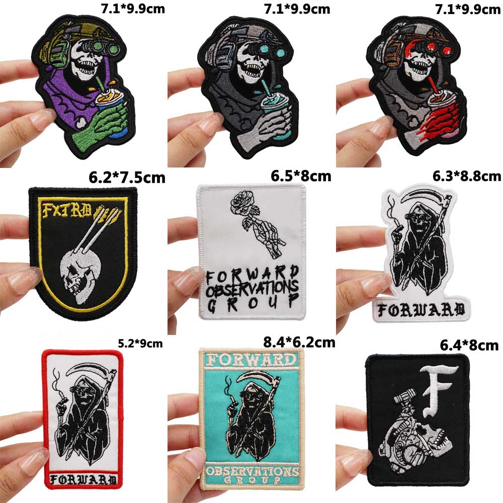 Forward Observations group Tactical Embroidery Patches with Hook