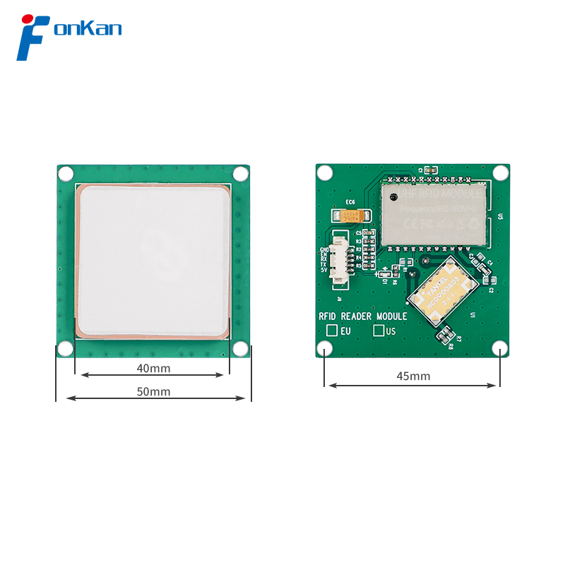 Fonkan UHF RFID Access Control Card Reader Antenna Integrated