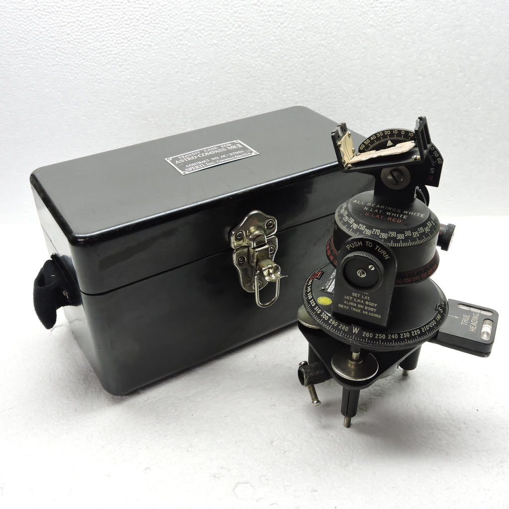 Astro Compass, Mk II, and Case, Sperti – AeroAntique