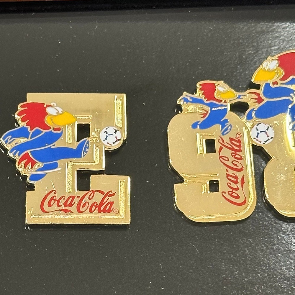 1998年 FIFA フランスワールドカップ コカ・コーラ ピンバッジ全7種