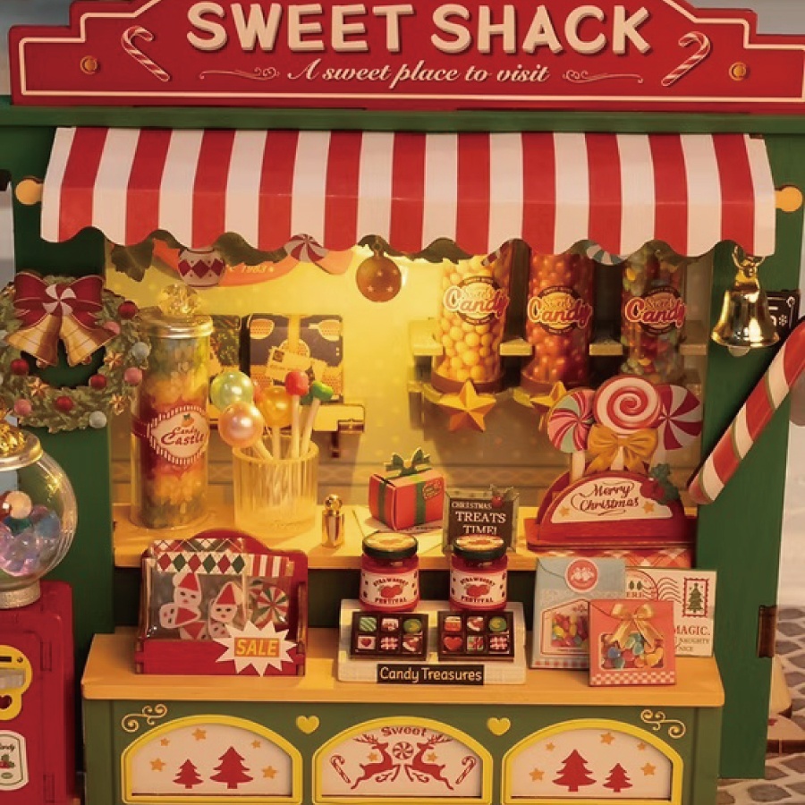 Rolife】クリスマスキャンディハウス Christmas Candy House DIY