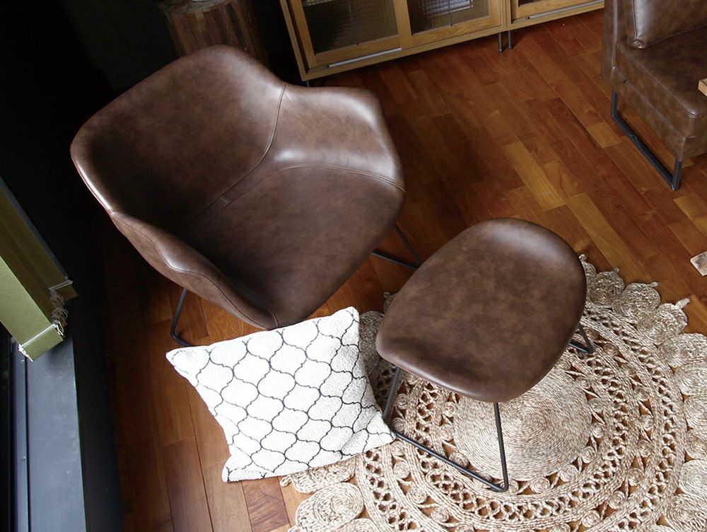 送料無料】パニッシュ ラウンジチェア - a.depeche(アデペシュ)