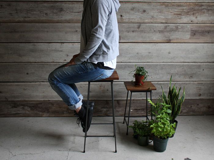 送料無料】アイアン ハイスツール - a.depeche(アデペシュ)