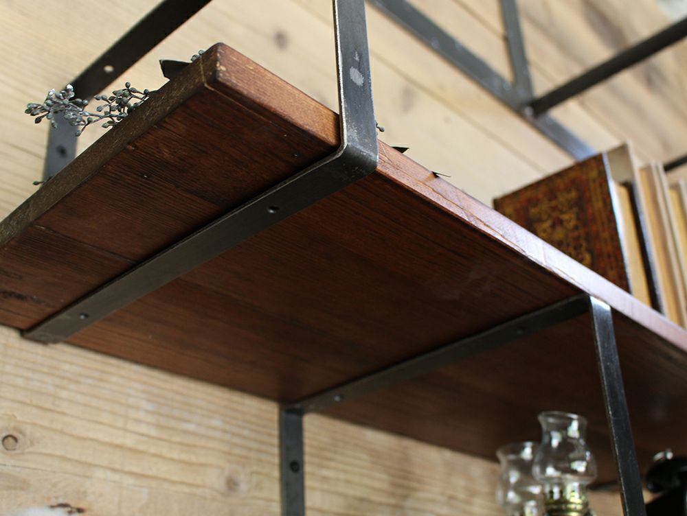 アイアン ウォールシェルフサポート M | 家具・インテリア a.depeche